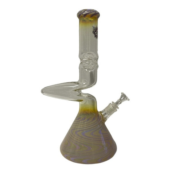 Zong Glass- Worked 2 Kink Beaker