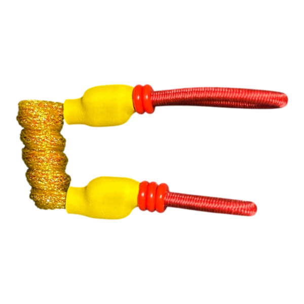 Tuff Tethers Pivot Coil-Red/YLW/GLD