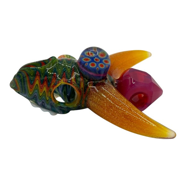 Darby Bull Skull Pendy