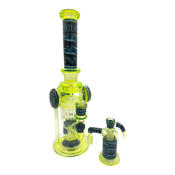 Leisure triple disk pillar tube