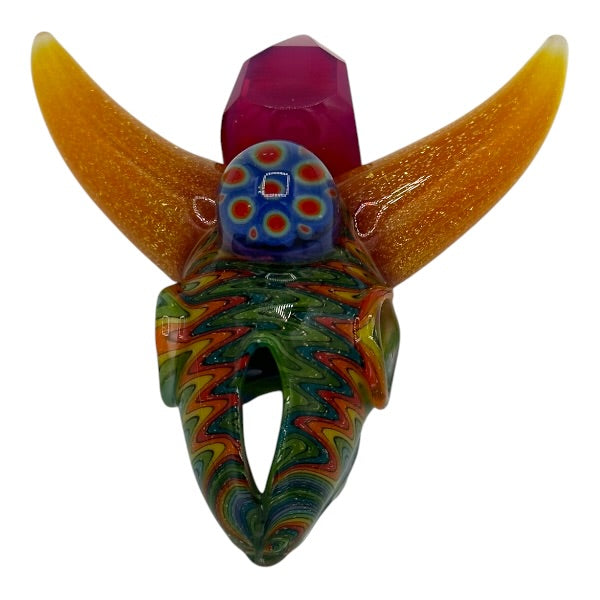 Darby Bull Skull Pendy