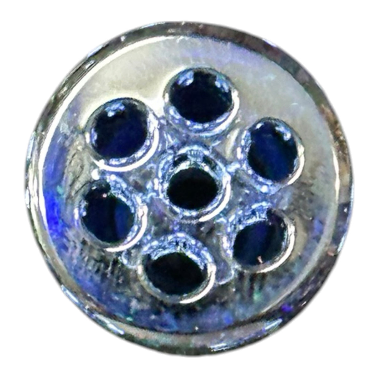 Multibore Blunt Tip-Crushed Opal Black