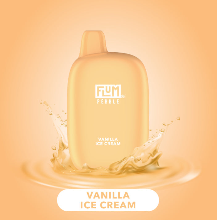 Vanilla Ice Cream Flum Pebble