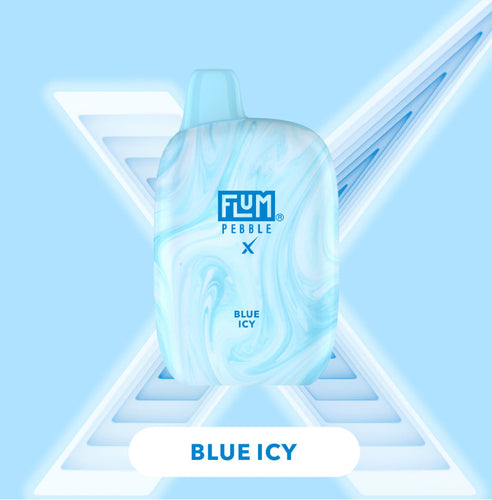 Blue Icy Flum Pebble