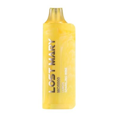 Lemon Sparkling Wine Lost Mary MO 5000 Puffs