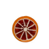 Lyons Glass Half Fruit Orange Marble