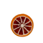 Lyons Glass Half Fruit Orange Marble