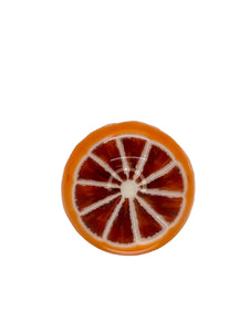 Lyons Glass Half Fruit Orange Marble