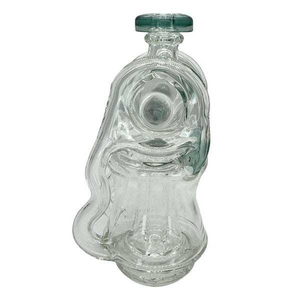 Ery Glass Double Disc Recycler Puffco Attachment