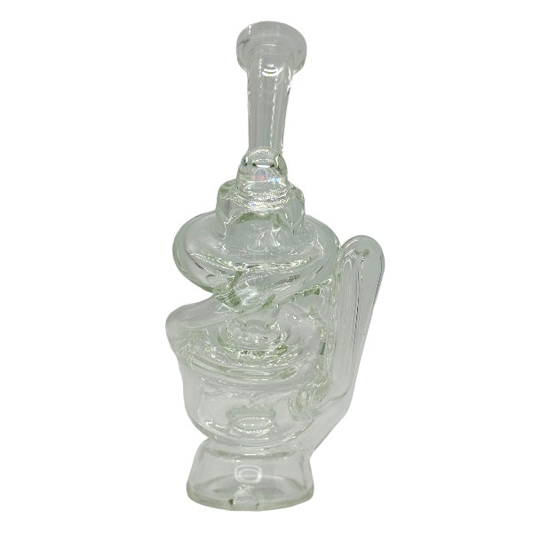 Clear Double Uptake Recycler Puffco Top