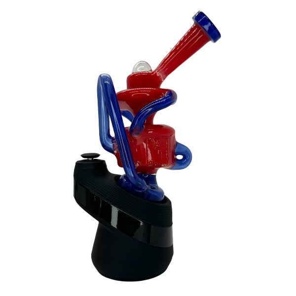 Colored Double Uptake Recycler Puffco Top