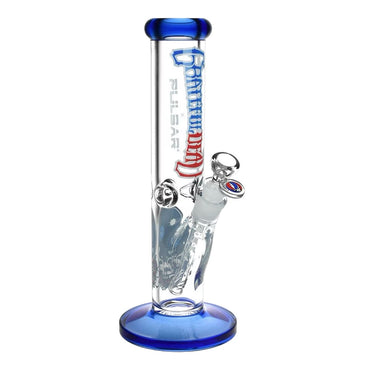 Grateful Dead x Pulsar Space Your Face Straight Tube Glass Water Pipe