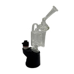 VIP Glass Double Barrel Recycler Puffco Top