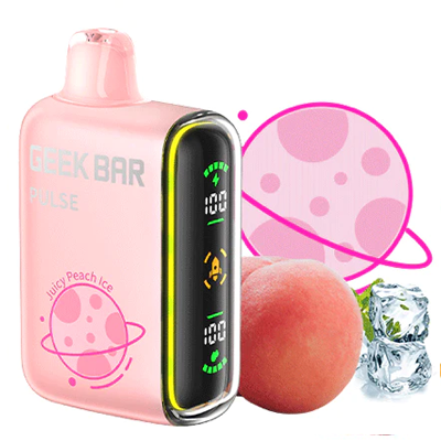 Juicy Peach Ice Geek Bar Pulse