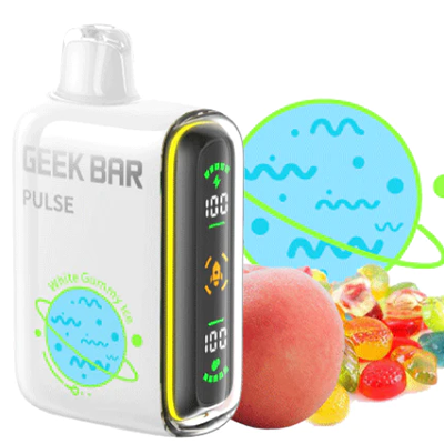 White Gummy Ice Geek Bar Pulse