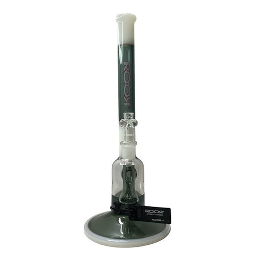 ROOR® TECH  13” BUBBLER SMOKEY GREY & WHITE
