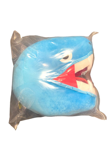 Elbo - Plushie - Open Mouth Raptor Head - Blue