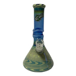 Zong Glass- Worked Colored 1 Kink Beaker