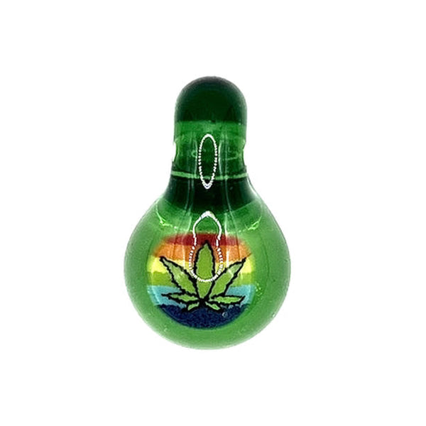 Keys Glass Leaf Pendy