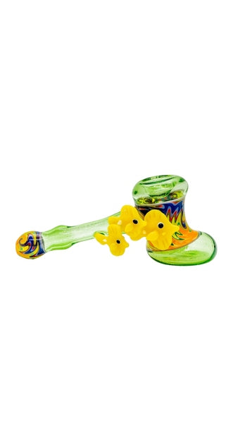 T. McGee Glass Fish Hammer Pipe