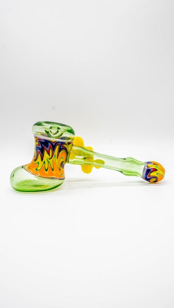 T. McGee Glass Fish Hammer Pipe