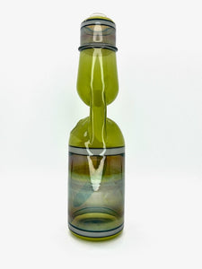 Jack Blew Glass Ramune Bottle