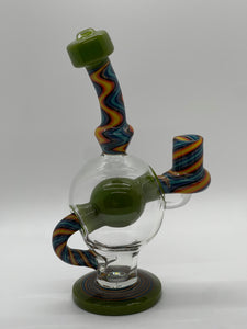 Augy Glass Colored Ball Recycler