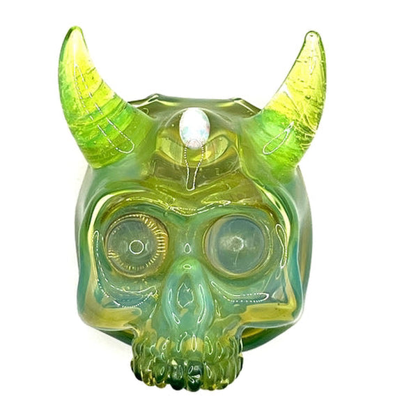 Sweeney Glass Skull Pendy